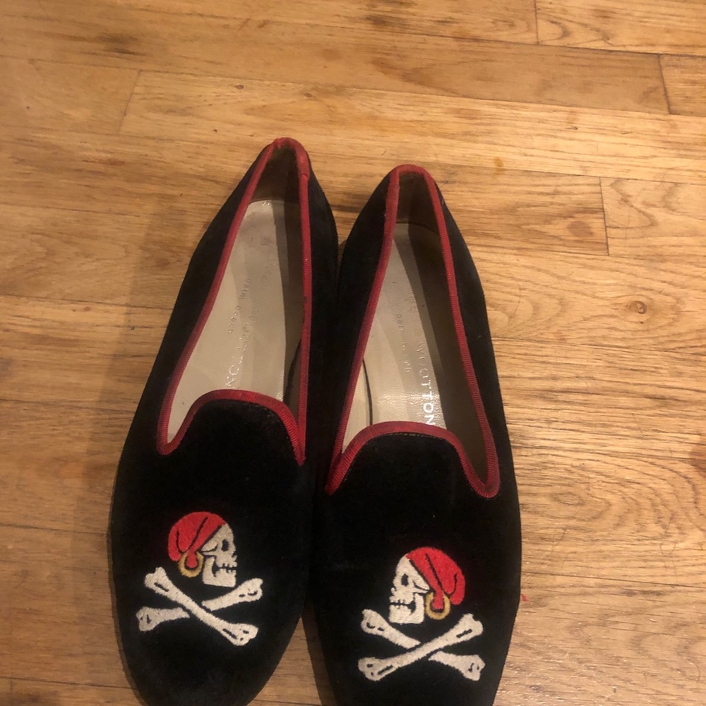 Stubbs and Wooten velvet loafers